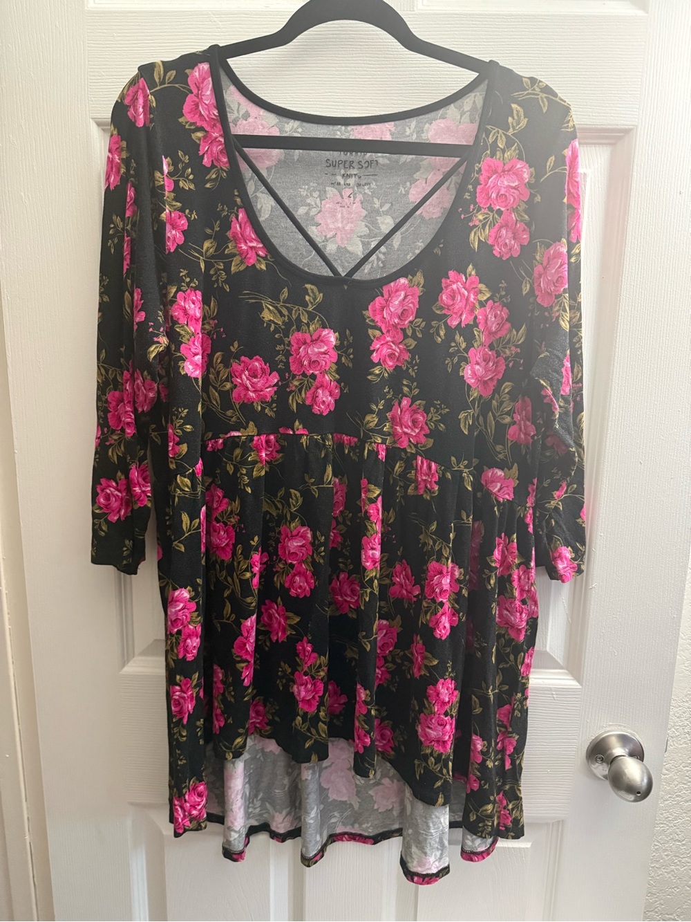 Torrid Floral Top Super Soft Knit